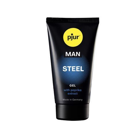 Гель для пеніса стимулювальний pjur MAN Steel Gel 50 ml з екстрактом паприки та ментолом PJ12910 фото