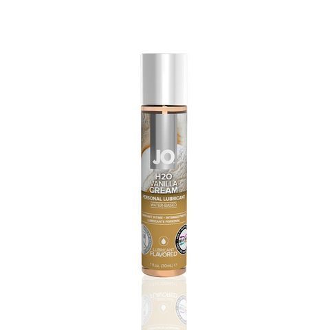 Смазка на водной основе JO H2O &mdash; Vanilla Cream (30 мл) без сахара, растительный глицерин SO1480 фото