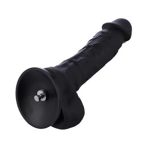 Силіконовий дилдо Hismith 8.3" Silicone Dildo Black SO9971 фото