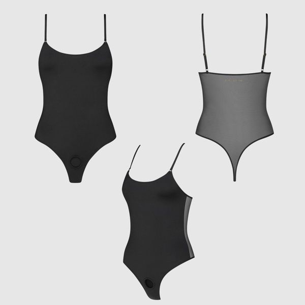 Боді з фіксацією дилдо Strap-On-Me Harness Body Signature &ndash; L &ndash; Black SX3509 фото