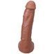 Фалоімітатор, що кінчає Doc Johnson The Realistic Cock ULTRASKYN - Squirting 9,5 Inch Caramel SX4471 фото 3