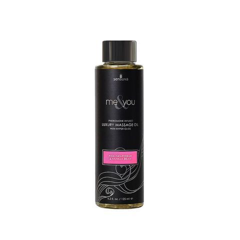 Масажна олія Sensuva &mdash; Me&You Pink Grapefruit & Vanilla Bean (125 мл) з феромонами SO4464 фото