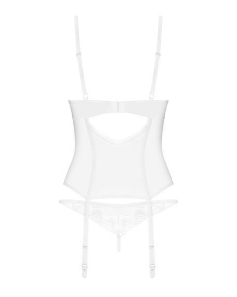 Корсет Obsessive Alissium corset & thong M/L (мятая упаковка!!!) SX0601-R фото