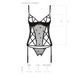 Корсет з підв'язками, стрінги Passion LOVELIA CORSET S/M, black SO4766 фото 6