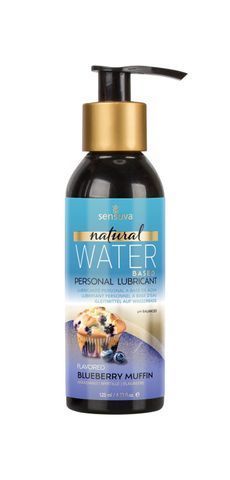 Смазка на водной основе Sensuva Natural Water-Based Blueberry Muffin 125мл без глицерина и парабенов SO4943 фото