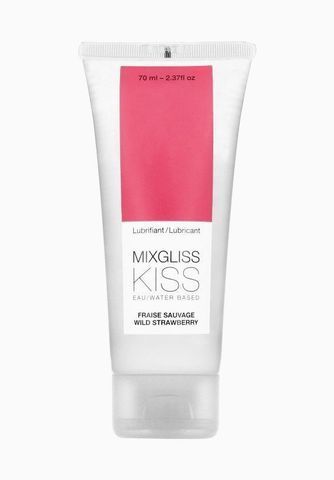 Лубрикант на водной основе MixGliss KISS Wild Strawberry (70 мл) Дикая Клубничка SO1620 фото