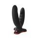 Двойной фаллоимитатор Fun Factory RYDE black, гибкие стволы, присоска SX0976 фото 1