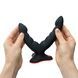 Двойной фаллоимитатор Fun Factory RYDE black, гибкие стволы, присоска SX0976 фото 6