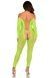 Бодістокінг Leg Avenue Crotchless Footless Lingerie Bodystocking One Size Neon Green SX2777 фото 2