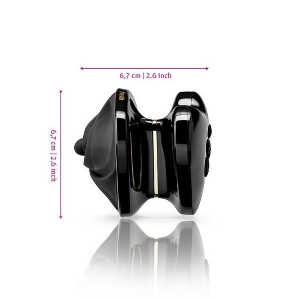 Вібратор для клітора з електростимуляцією Mystim Heart's Desire Black Edition SO8146 фото