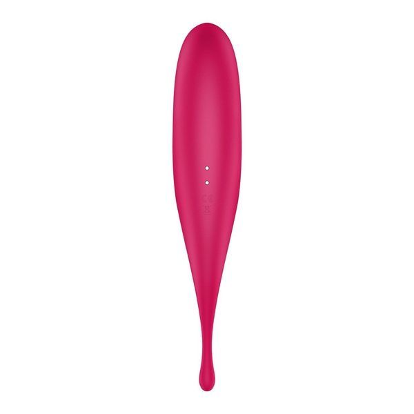 Вібратор для клітора з вакуумною стимуляцією Satisfyer Twirling Pro Red SO7802 фото