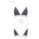 Спортивный топ с двойными бретелями Passion PS007 TOP L, dark grey SO4263 фото 5