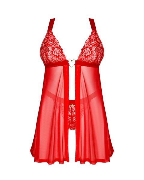 Бебі-дол Obsessive Elianes babydoll & thong M/L SX1144 фото
