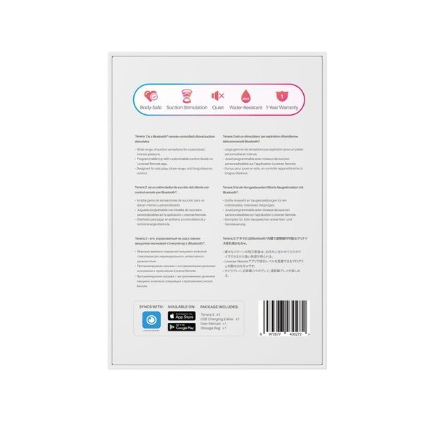 Вакуумний кліторальний смарт-стимулятор Lovense Tenera 2 SO9849 фото