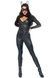 Еротичний костюм супергероя-кішечки Leg Avenue Wicked Kitty S, комбінезон, пояс, маска, вушка SO9128 фото 2