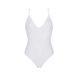 Боди с ажурным декором и открытым шагом Passion URSULA BODY S/M, white SO5833 фото 3