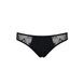 Трусики-сліпи з мереживною сіточкою Passion DINA THONG L/XL, black SO5340 фото 5
