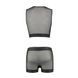 Комплект мужского белья на шнуровке Passion 053 SET WILLIAM S/M Black, жилет, боксеры SO7628 фото 6