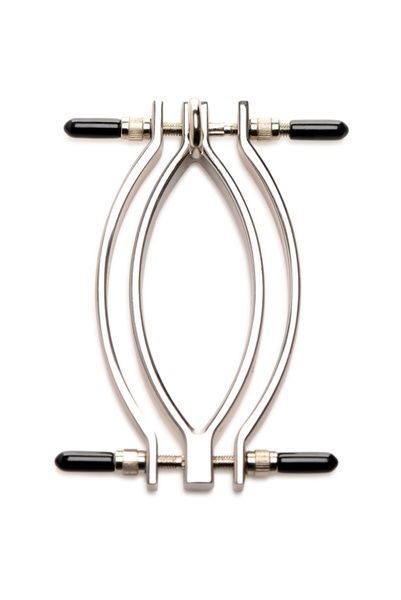 Затискач для статевих губ Master Series: Pussy Tugger Adjustable Vagina Clamp with Chain SO8797 фото