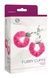Наручники S Pleasures Furry Cuffs Pink з пухнастим оздобленням, 2 ключі в комплекті SX1600 фото 2