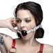 Кляп силіконовий Feral Feelings Silicon Ball Gag White/Black, білий ремінець, чорна кулька SX3976 фото 2