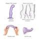 Насадка для страпона Strap-On-Me Dildo Plug P&G Lilas Metallic M SO7821 фото 2