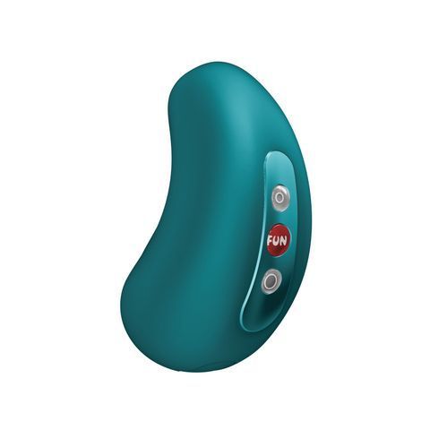 Вакуумний стимулятор з вібрацією Fun Factory Cherie Bottle Green, 11 + 12 режимів роботи, перезаряджуваний SX3304 фото