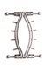 Затискач для вагіни Master Series: Spread 'Em Poker Vagina Clamp with Adjustable Pressure Screws, ши SO8798 фото 1