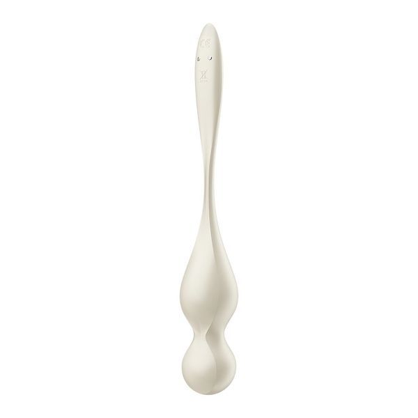 Вагінальні смарт-кульки з вібрацією Satisfyer Love Birds 1 Connect App White, 78 г SX0569 фото