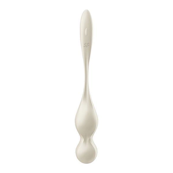 Вагінальні смарт-кульки з вібрацією Satisfyer Love Birds 1 Connect App White, 78 г SX0569 фото
