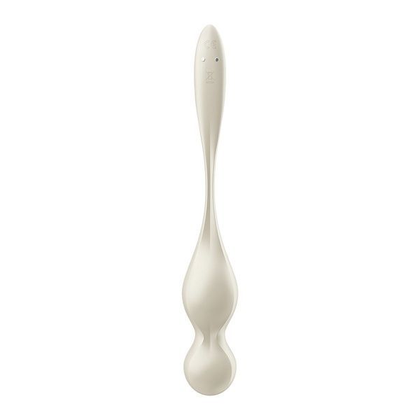 Вагінальні смарт-кульки з вібрацією Satisfyer Love Birds 1 Connect App White, 78 г SX0569 фото
