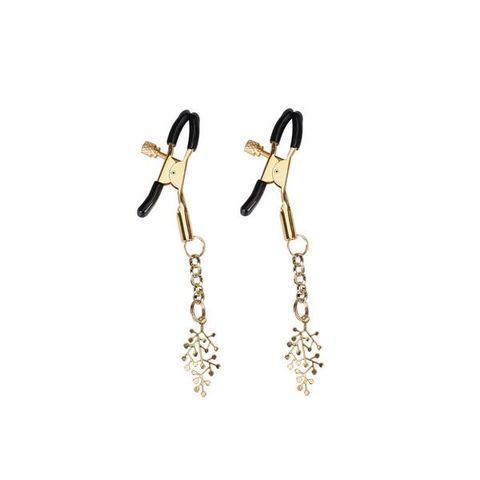Затискачі для сосків Liebe Seele Rose Tree Nipple Clamps Gold SX1690 фото
