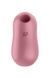 Вакуумний стимулятор із вібрацією Satisfyer Cotton Candy Light Red SO6282 фото 3