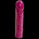 Фалоімітатор Doc Johnson Radiant Gems 8 Inch Fuchsia, діаметр 4,3 см, антибактеріальний ПВХ SO1982 фото 1