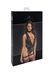 Боді Noir Handmade F297 Libido, XL, чорне, мереживо, низ під латекс, відкритий доступ, гартери SX0222 фото 6