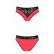 Трусики з широкою резинкою і мереживом Passion PS001 PANTIES XL, red-black SO4170 фото 4