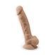 Фалоімітатор з вібрацією SilexD Vetus Vibro Flesh (MODEL 1 size 8in) + LRS, двошаровий, діам. 4,2 см SO8213 фото 2