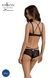 Комплект Passion DROSERA BIKINI black, S/M, бюстгальтер и трусики-кюлоты SX0468 фото 2