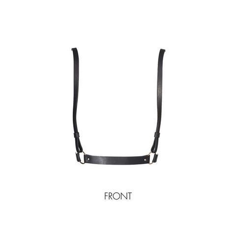 Портупея Bijoux Indiscrets MAZE - X Harness Black, экокожа SO2676 фото