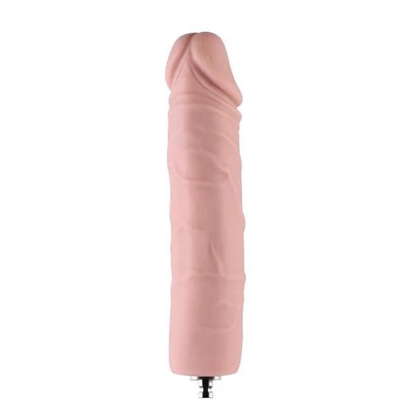 Силіконовий фалоімітатор для секс-машин Hismith 7" Silicone Dildo, система KlicLok SX4006 фото