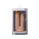Подвійний фалоімітатор з вібрацією SilexD Double Gusto Vibro Flesh (Model 1 size 8" & 7") + LRS, діаметр 4,5 см та 3,7 см SO8209 фото 6
