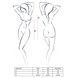 Костюм медсестри Passion AKKIE SET XXL/XXXL, white, сорочка, трусики, шапочка EL10203 фото 2