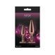Набір анальних пробок NS Novelties Rear Assets - Tapered Trainer Kit - Rose Gold - Pink SX4385 фото 4