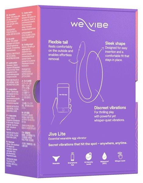 Смарт-виброяйцо We-Vibe Jive Lite Purple SX2149 фото