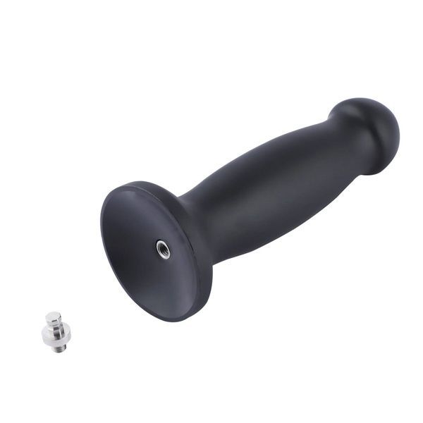 Силіконовий фалоімітатор для секс-машин Hismith 7.2" Black Silicone Anal Dildo, система KlicLok SX4007 фото