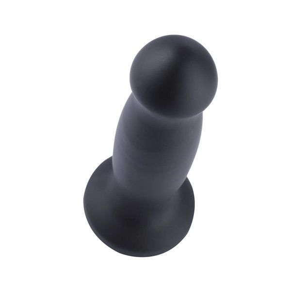 Силіконовий фалоімітатор для секс-машин Hismith 7.2" Black Silicone Anal Dildo, система KlicLok SX4007 фото