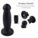 Силіконовий фалоімітатор для секс-машин Hismith 7.2" Black Silicone Anal Dildo, система KlicLok SX4007 фото 11