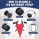 БДСМ-набір LOCKINK YEAHWOW Bed Restraint set SX2844 фото 6
