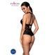 Сітчастий боді з халтером та ритмічним малюнком Passion Hima Body S/M, black SO5347 фото 2