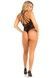 Боди Leg Avenue Thong teddy with strappy back Black One Size SX1081 фото 5
